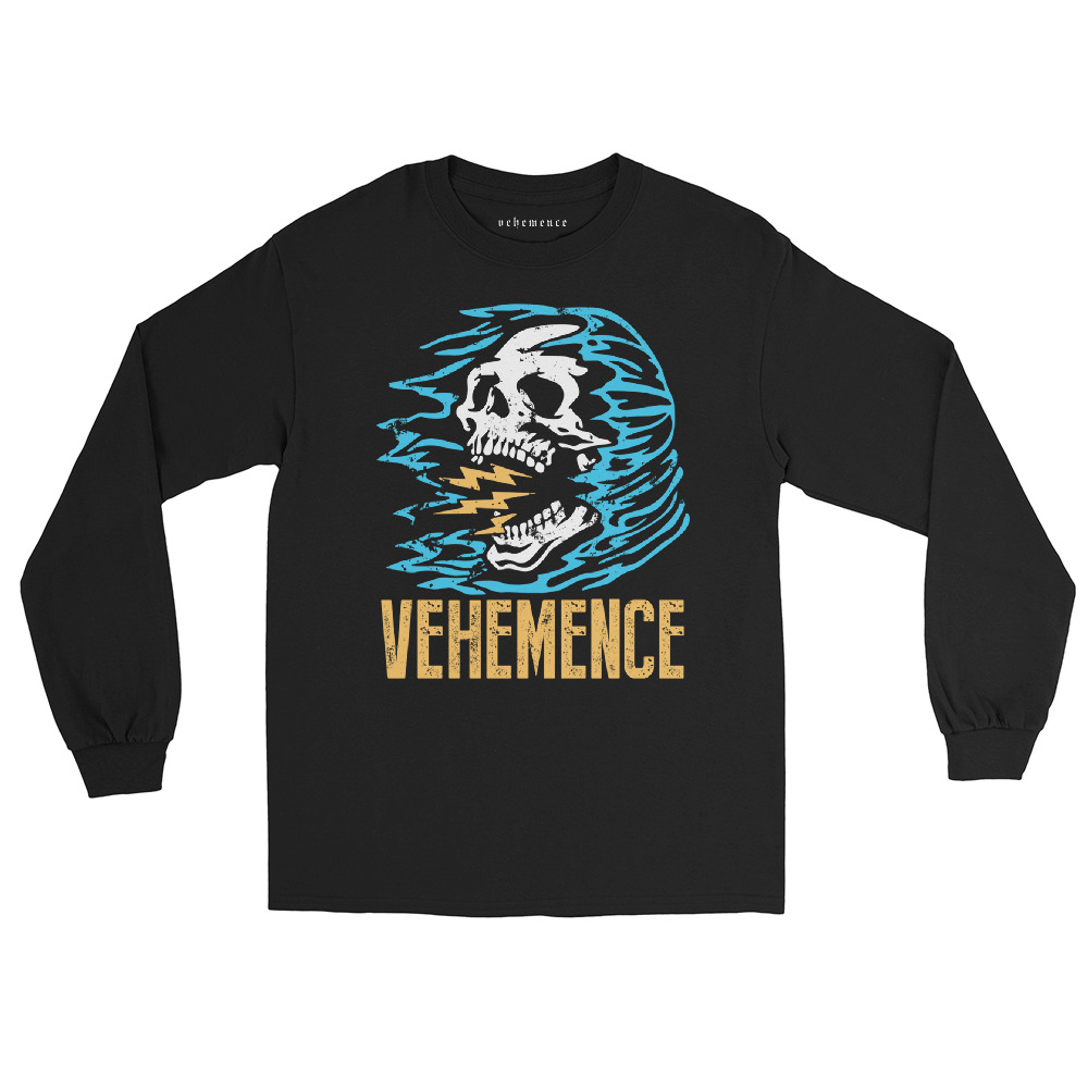 Screamer Long Sleeve Shirt – black