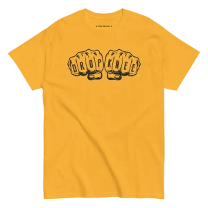 Fists of DK t-shirt – gold/yellow