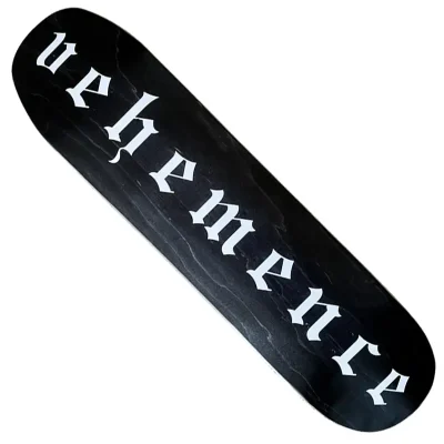 Limited edition VEHEMENCE skateboard deck #1