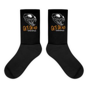 GET DEAD! Skull Curse socks