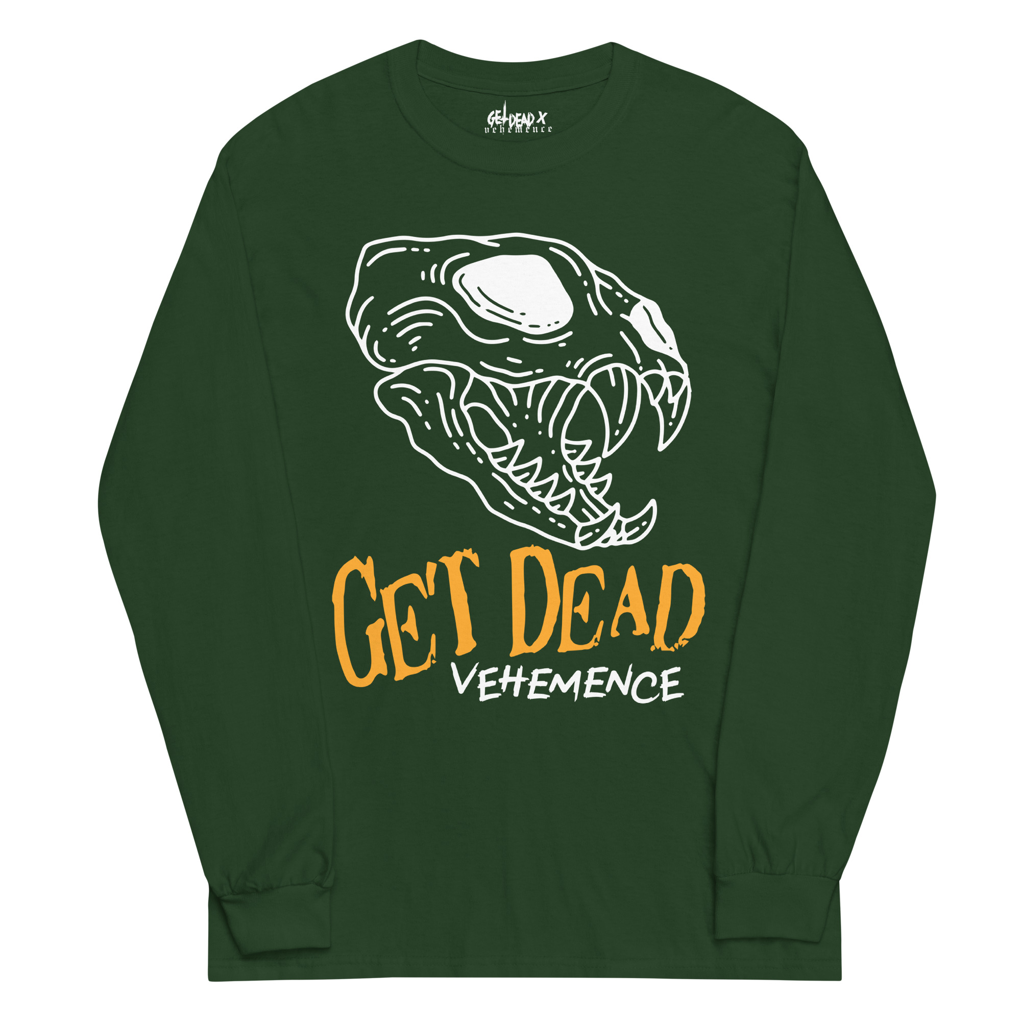 GET DEAD! Skull Curse long sleeve t-shirt