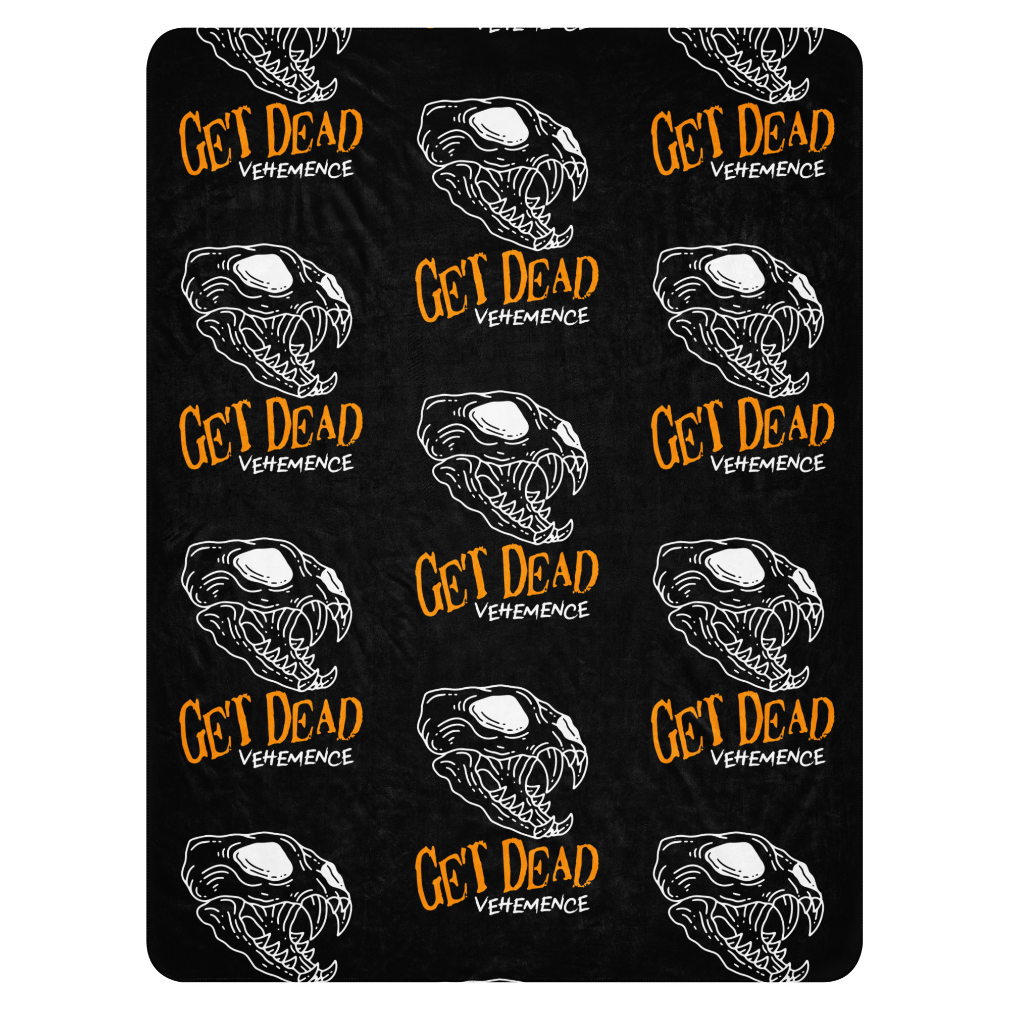 GET DEAD! Skull Curse blanket