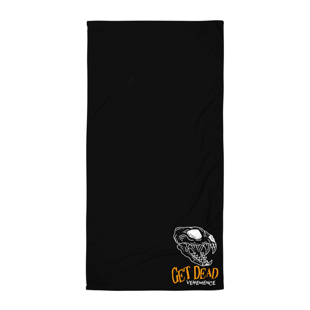 GET DEAD! Skull Curse beach towel