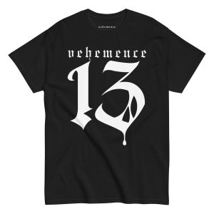 13th t-shirt – black