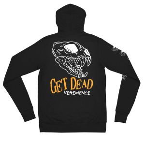 GET DEAD! Skull Curse zip up hoodie