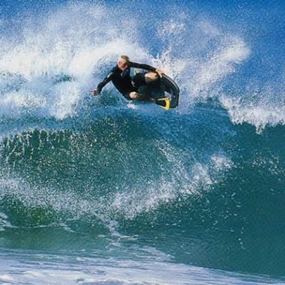 Paul Roach bodyboarding dropknee Slayer