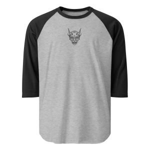 Devil 3/4 sleeve raglan shirt