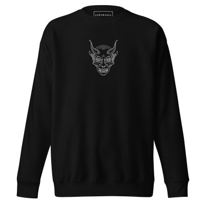 Devil sweatshirt – black