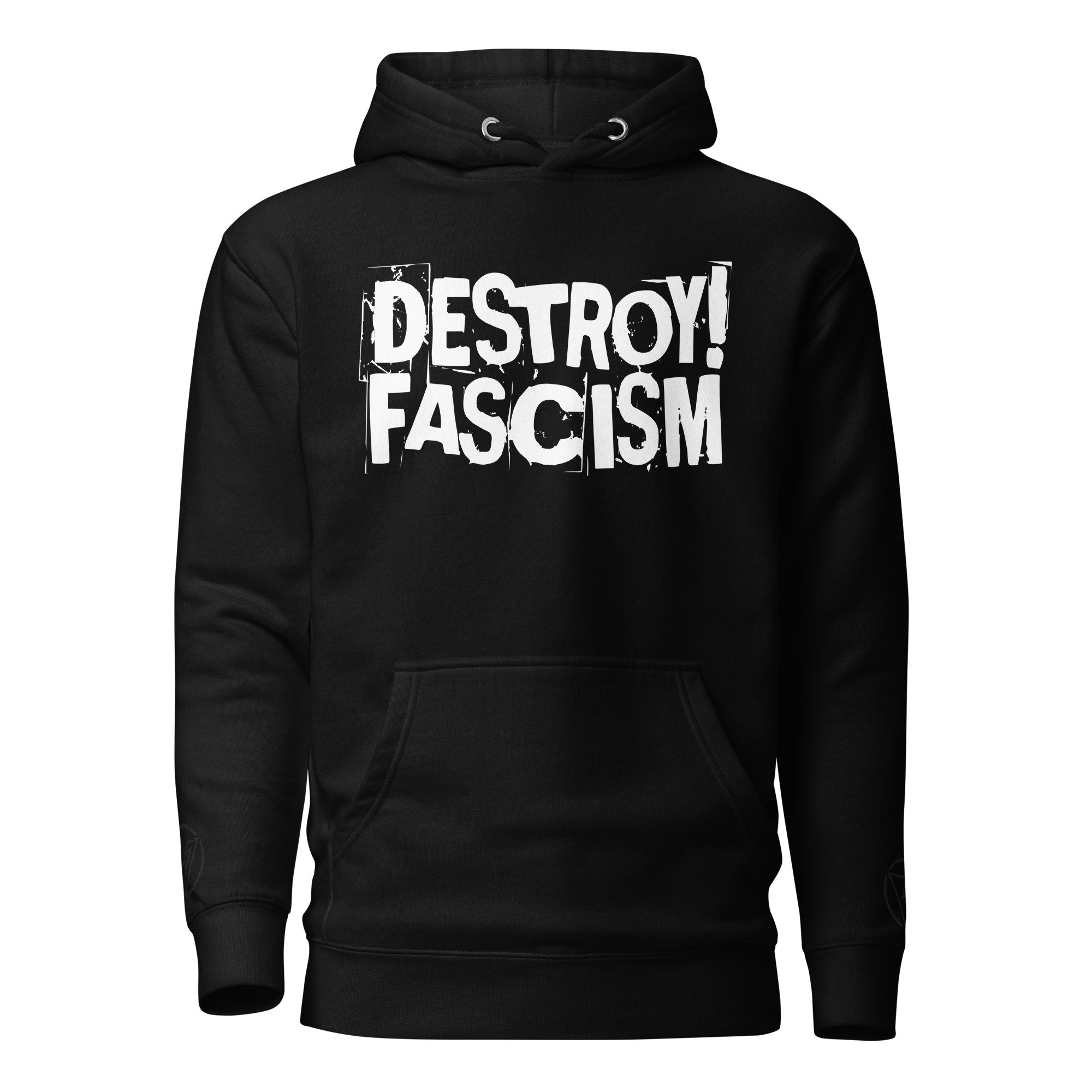 Destroy! Fascism pull over hoodie