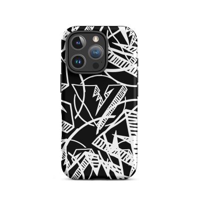 Scribbled iPhone® Tough case