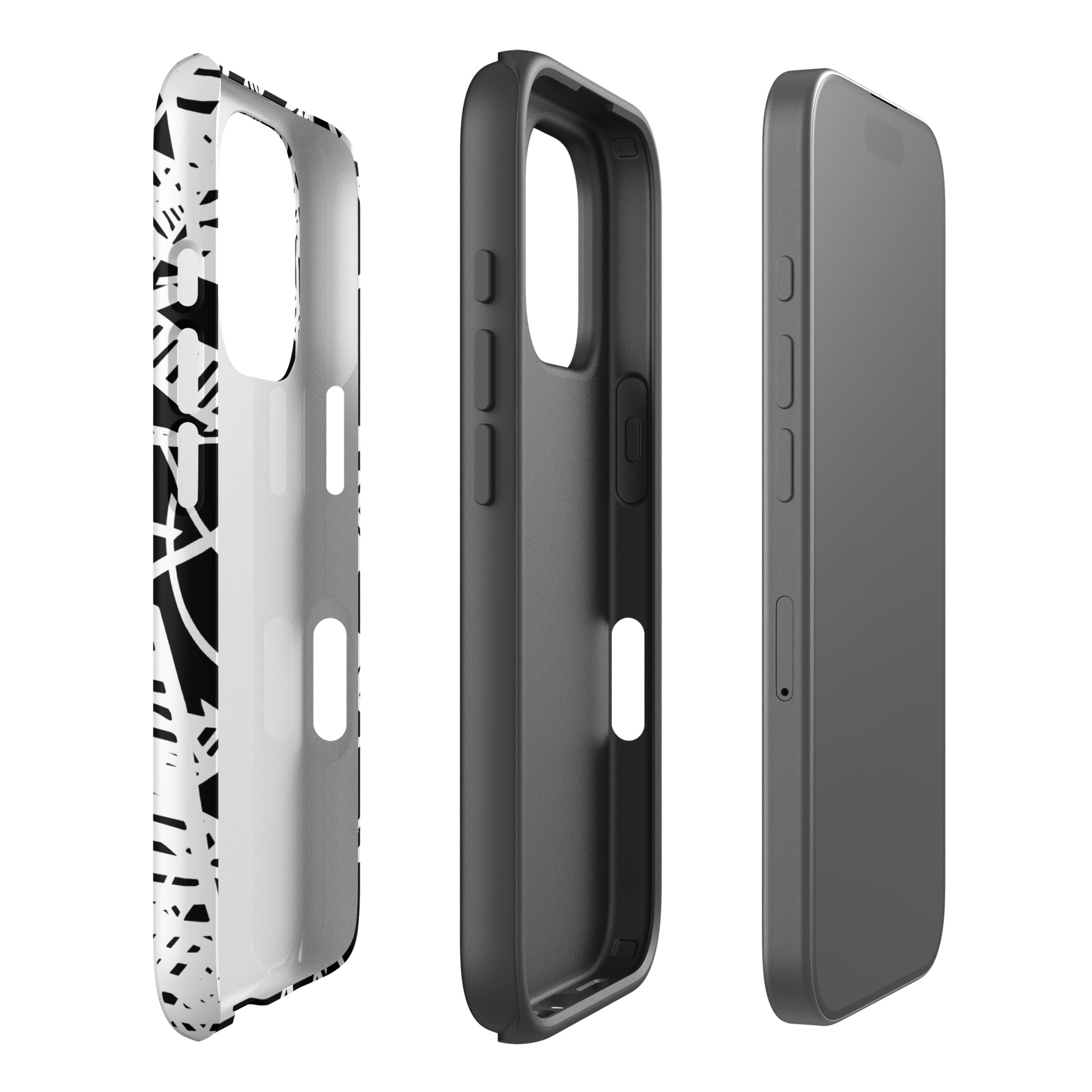 Scribbled iPhone® Tough case