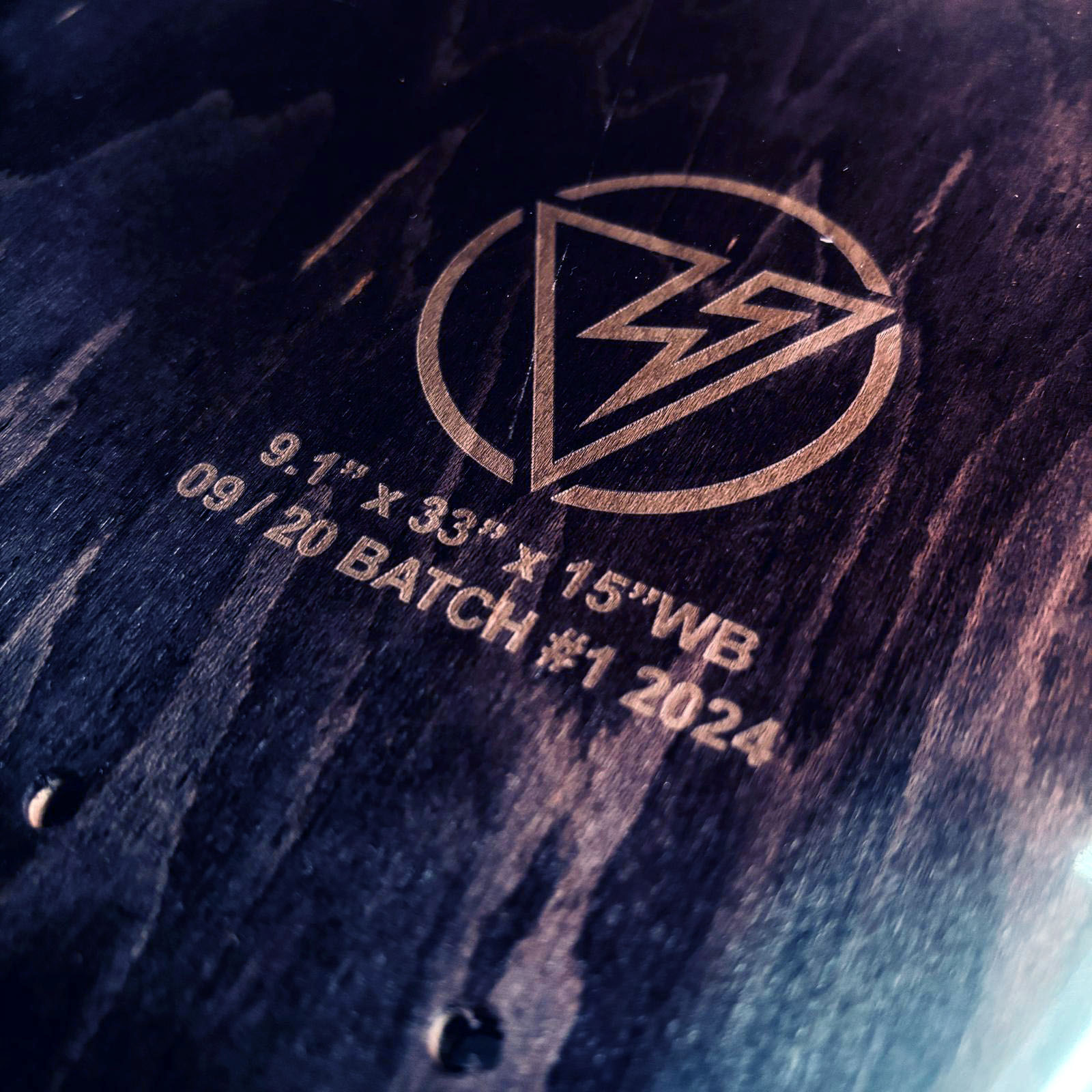 VEHEMENCE 9.1 x 33 x 15WB skate deck